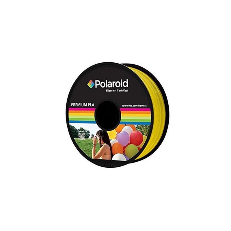 Polaroid Premium PLA -filamentti, 1,75mm, 1kg, läpikuultava keltainen