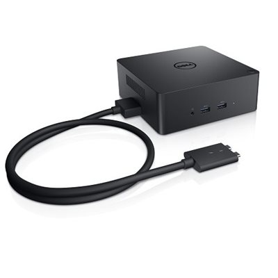 Dell TB18DC Dual USB-C Thunderbolt 3 -telakointiasema, 240W, musta