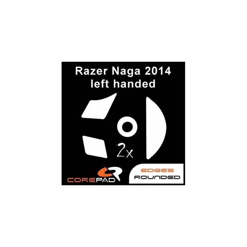 Corepad Skatez -hiiritassut, Razer Naga 2014 Left Handed (Poistotuote! Norm. 9,90€)