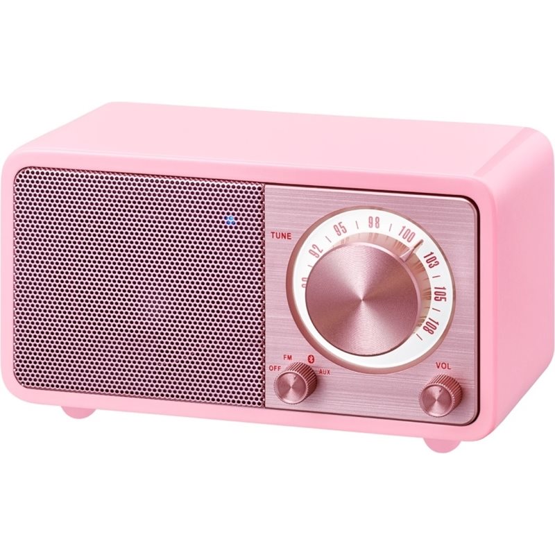 Sangean WR-7 Bluetooth radio, pinkki (Poistotuote! Norm. 99,90€)