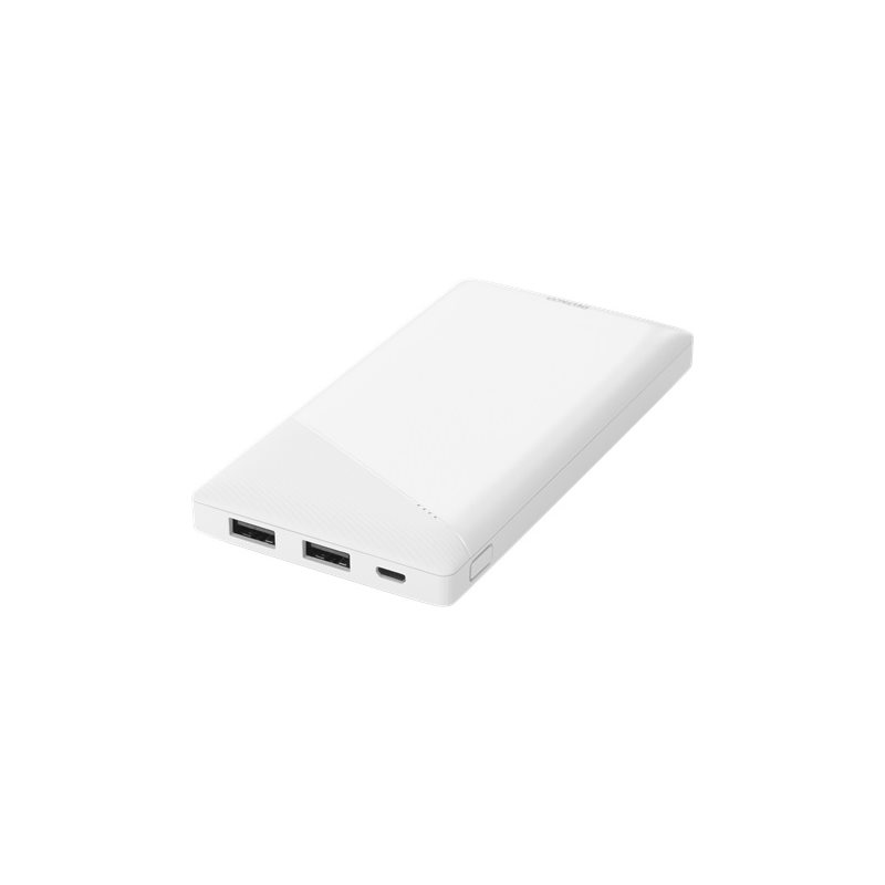 Deltaco Varavirtalähde, 5000 mAh, 2 x USB-A, valkoinen