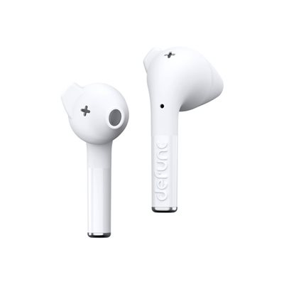 Defunc TRUE TALK, langattomat Bluetooth -nappikuulokkeet, valkoinen