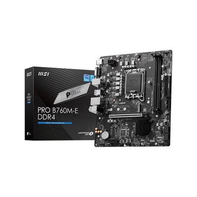 MSI PRO B760M-E DDR4, mATX-emolevy