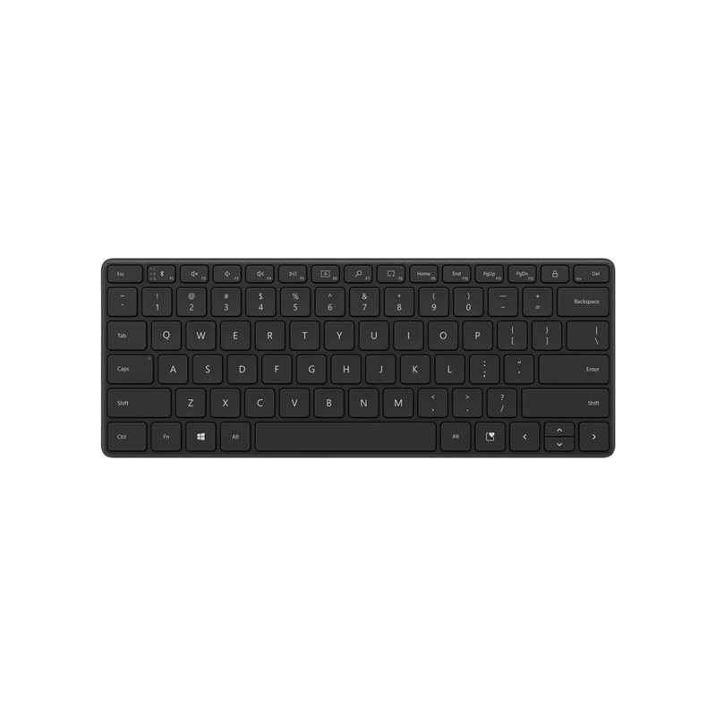 Microsoft Designer Compact Keyboard, langaton Bluetooth -näppäimistö, mattamusta
