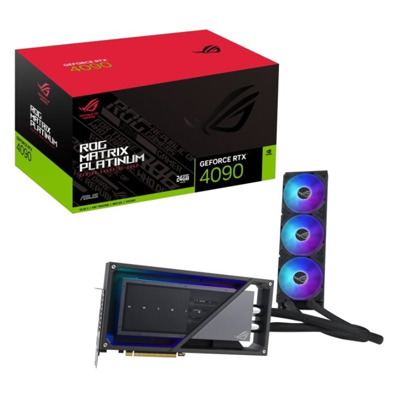 Asus GeForce RTX 4090 ROG Matrix Platinum -näytönohjain, 24GB GDDR6X