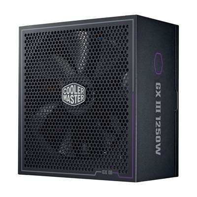 Cooler Master 1250W GX III Gold 1250, ATX-virtalähde, 80 Plus Gold, musta