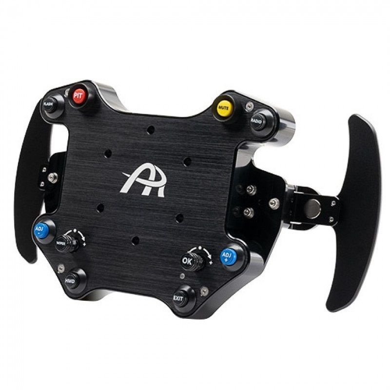 Ascher Racing B16L-USB -painikelevy, musta