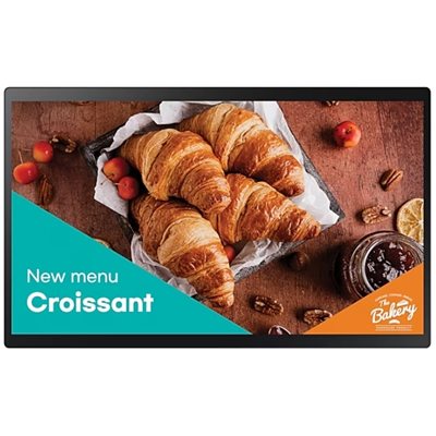 Samsung 23,8" QB24C-T, Full HD -kosketusinfonäyttö, musta