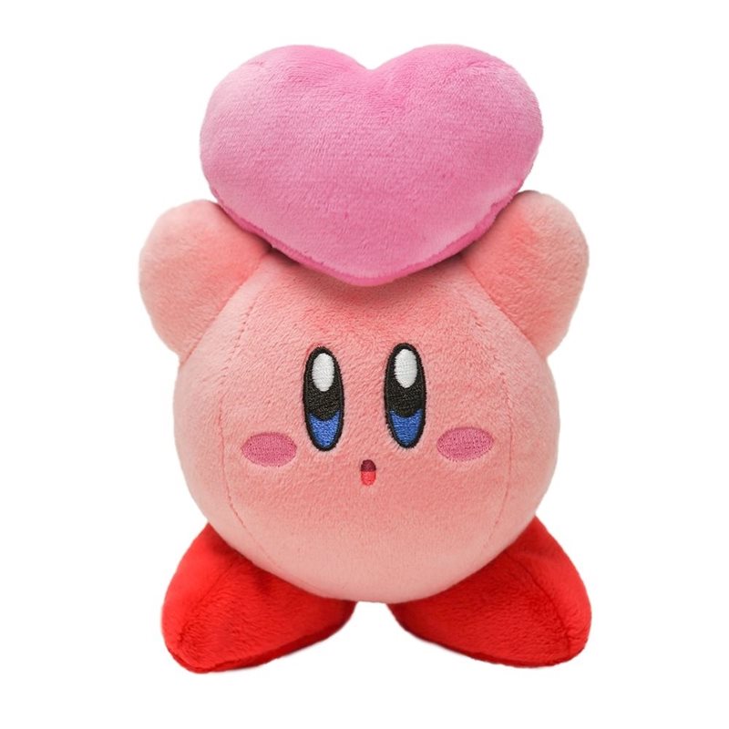 1UP Distribution Nintendo Together Plush - Kirby with Heart -pehmolelu, 16cm