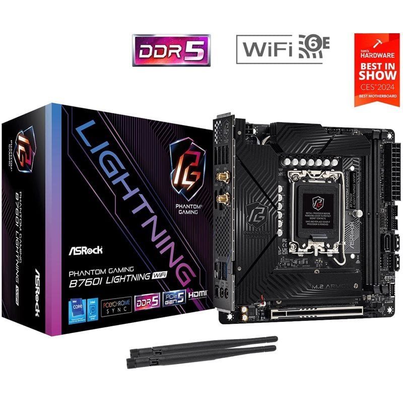 ASRock B760I Lightning WiFi, Mini-ITX -emolevy