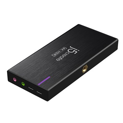 j5create 4K-kuvankaappauskortti, musta