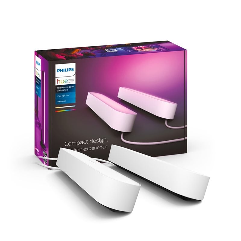 Philips Hue Play Double -valopalkkisarja, tuplapakkaus, valkoinen