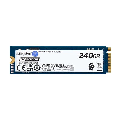 Kingston 240GB DC2000B PCIe 4.0 NVMe M.2 SSD -levy, Non-heatsink, M.2 2280, 4500/400 MB/s