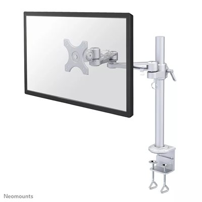 Neomounts 10-30" Monitor Desk Mount, näyttövarsi pöydälle, hopea