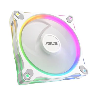 Asus Prime MR120 ARGB Reverse, 120mm PWM-laitetuuletin, valkoinen