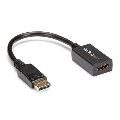 StarTech.com DisplayPort 1.2 - HDMI -adapteri, musta