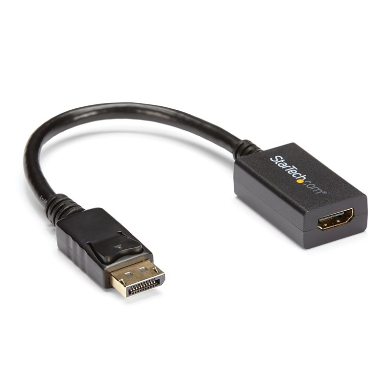 StarTech.com DisplayPort 1.2 - HDMI -adapteri, musta