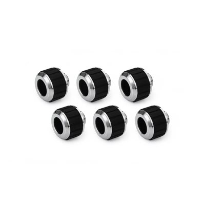 Alphacool Apex Grip HardTube Fitting -putkiliitinsarja, 13mm, G1/4, 6 kpl, kromi