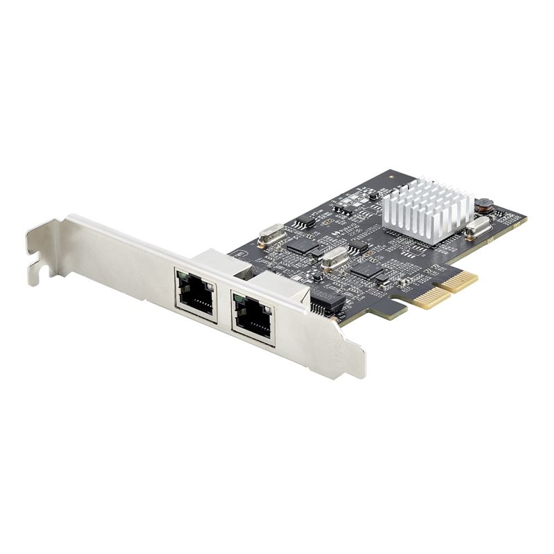 StarTech.com 2x RJ‑45 2.5 Gigabit Ethernet ‑verkkokortti, PCIe