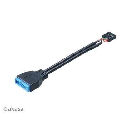 Akasa USB 3.0 -> USB 2.0 emolevyn adapterikaapeli