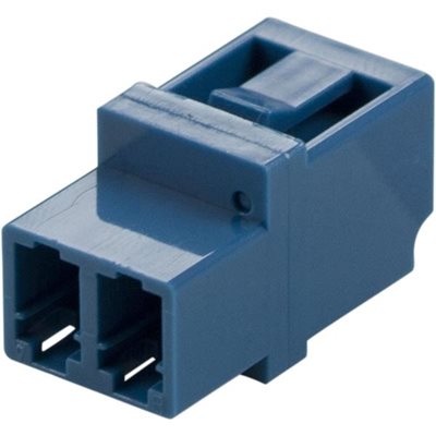 Deltaco Kuituliitoksen jatkokappale, LC-LC, singlemode, duplex, keraaminen, muovi