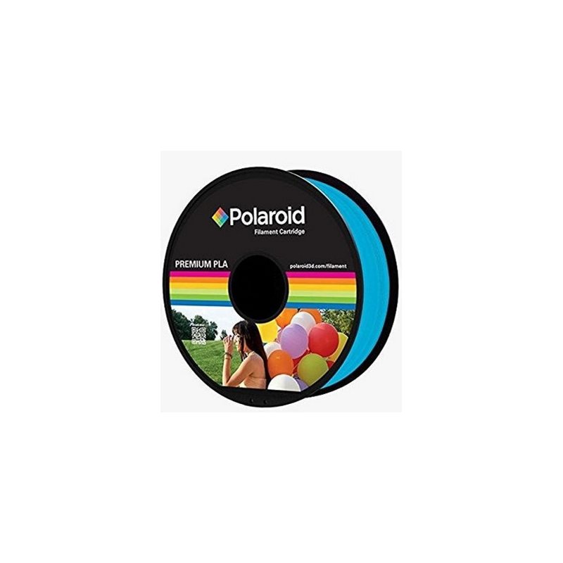 Polaroid Premium PLA -filamentti, 1,75mm, 1kg, läpikuultava vaaleansininen