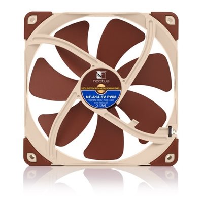Noctua 140 x 140 x 25 NF-A14-5V PWM öljylaakeroitu laitetuuletin