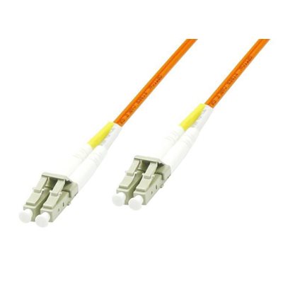 MicroConnect Optinen kuitukaapeli, LC -> LC, Multimode, Duplex, OM1, 200m, oranssi