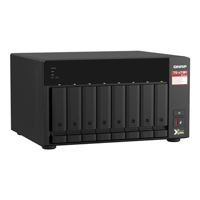 QNAP 8-bay NAS, AMD Ryzen V1000 series V1500B 4C/8T 2.2GHz, 8GB