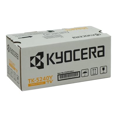 KYOCERA TK-5240Y, laserväriainekasetti, keltainen, jopa 3000 sivua