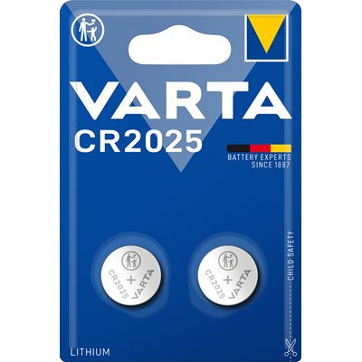 Varta CR2025 -paristo, 2kpl