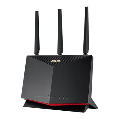 Asus RT-AX86U Pro, AX5700 Dual Band WiFi 6 -pelireititin, 802.11ax, musta
