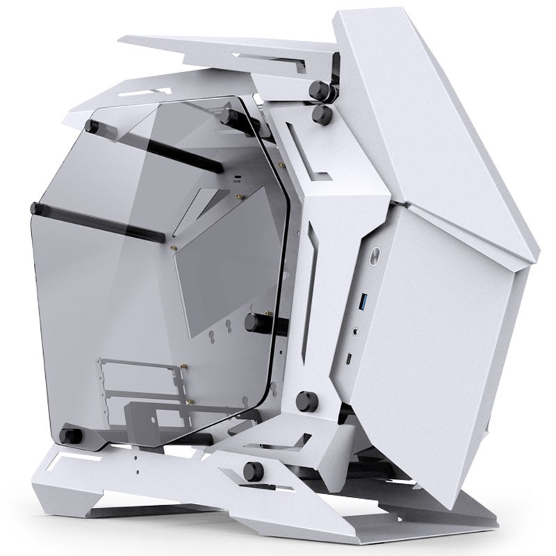 Jonsbo MOD3 Mini White, ikkunallinen mATX-kotelo, valkoinen