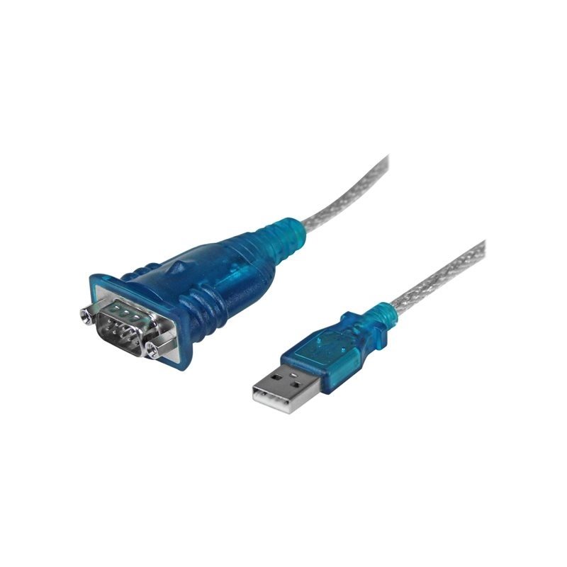 StarTech.com 1 Port USB -> RS232 DB9 Serial -adapterikaapeli, uros/uros, 43cm, hopea/sininen