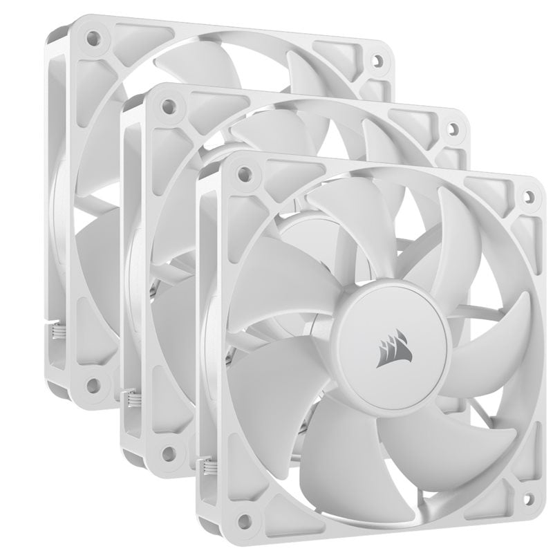 Corsair RS120 - Triple Pack, 120mm PWM-laitetuuletinsarja, valkoinen