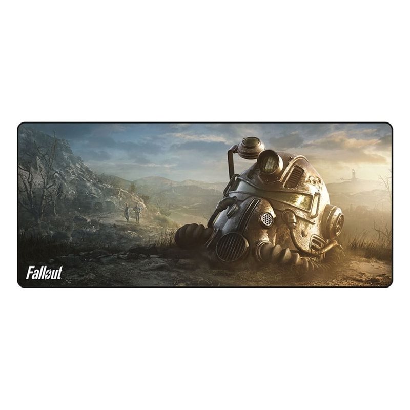 DEVplus Fallout Oversize Mousepad Keyart Helmet -hiirimatto, grafiikka