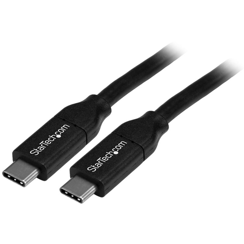 StarTech.com 2.0 USB-C -kaapeli, PD3.0 100W, 4m, musta