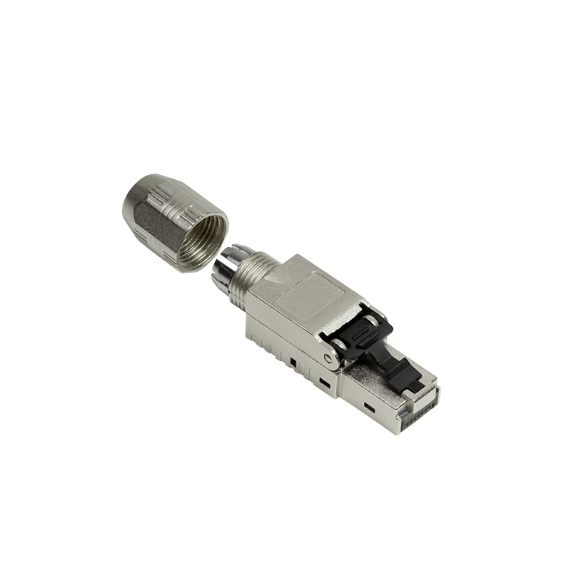 Logilink Suojattu FTP Cat6A RJ-45 -kenttäliitin, hopea