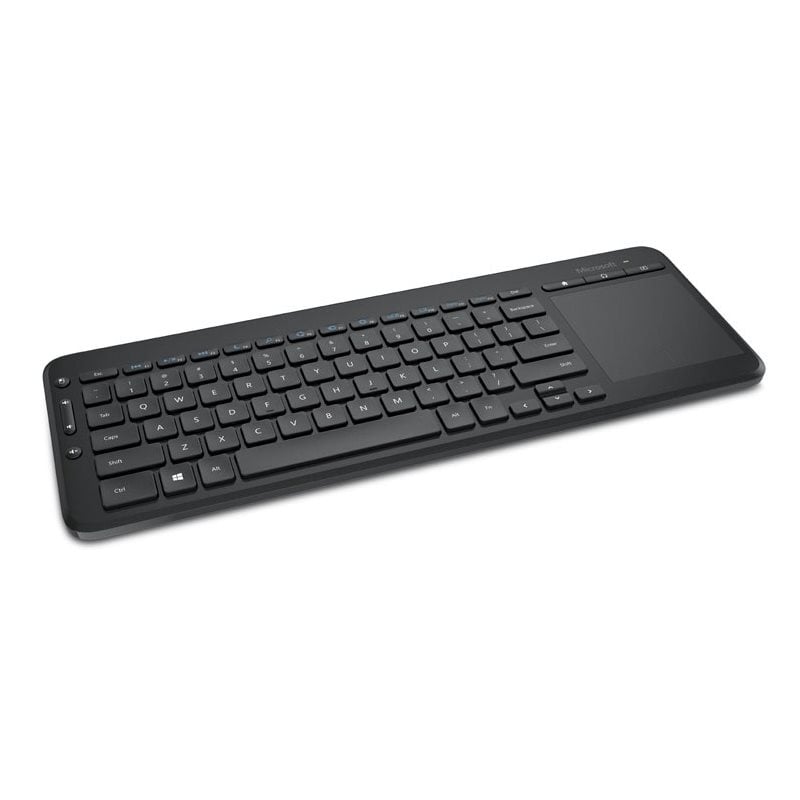 Microsoft All-in-One Media Keyboard, langaton näppäimistö kosketuslevyllä, langaton, USB