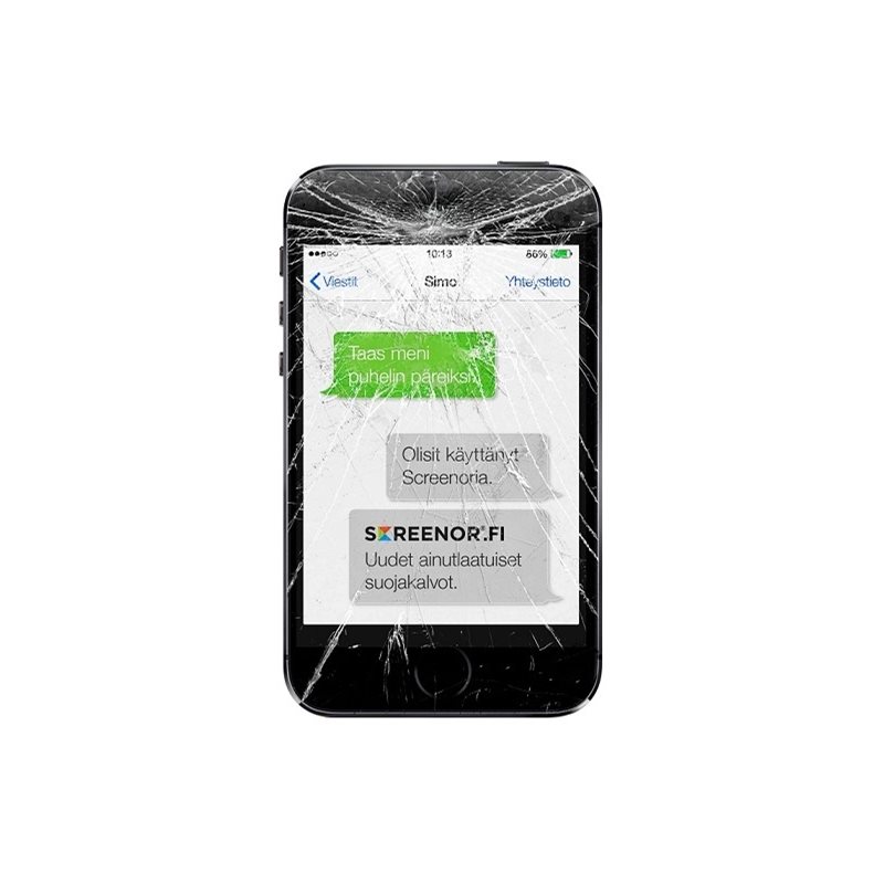 Screenor Premium Tempered Glass -näyttösuoja, iPhone XR/11 - Kuva 2