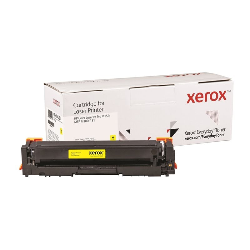 Xerox Everyday Toner -tarvikelaserväriainekasetti, keltainen, jopa 900 sivua (HP)