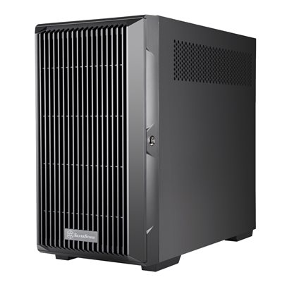 SilverStone CS382, 8-paikkainen SAS-12G / SATA 6G mATX NAS-kotelo, musta