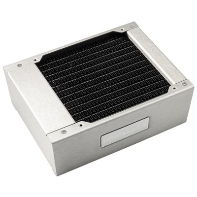Watercool HEATKILLER RAD 120-L Stainless Steel, 120mm jäähdytin, ruostumaton teräs