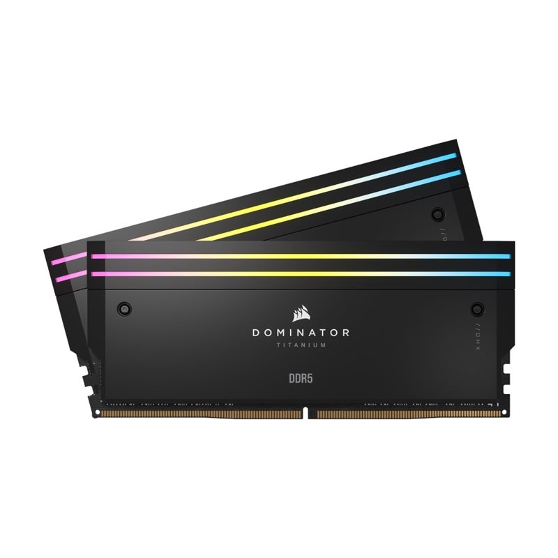 Corsair 96GB (2 x 48GB) Dominator Titanium, DDR5 7000MHz, CL40, 1.40V, musta