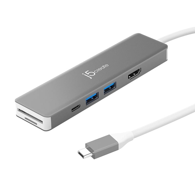 j5create 4K60 Elite USB-C 10Gbps Multi -adapteri, hopea