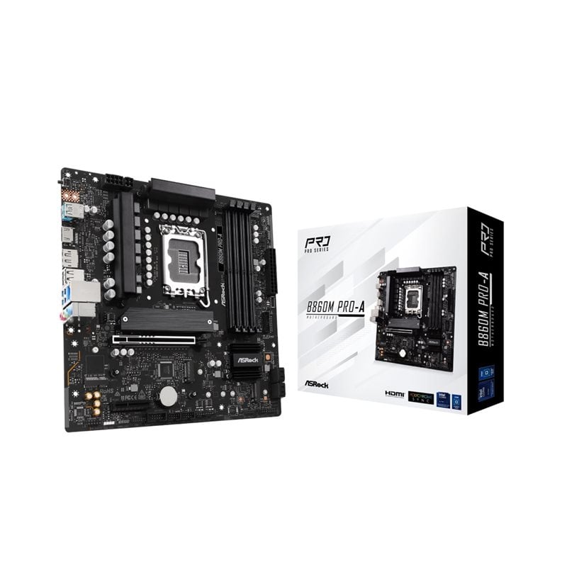 ASRock B860M Pro-A, mATX-emolevy