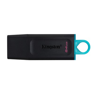 Kingston 64GB DataTraveler Exodia, 3.2 Gen1 USB-A -muistitikku, musta/sininen