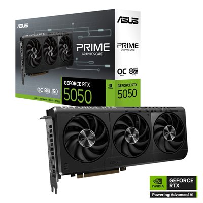 Asus GeForce RTX 5050 Prime - OC Edition -näytönohjain, 8GB GDDR6