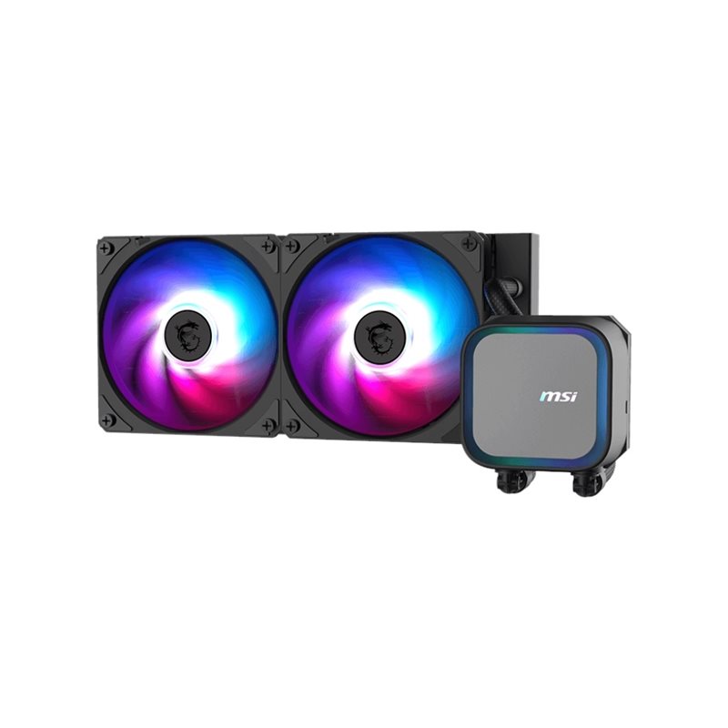 MSI (Outlet) MAG CORELIQUID A13 240, 240mm AIO-nestejäähdytysratkaisu prosessorille, musta