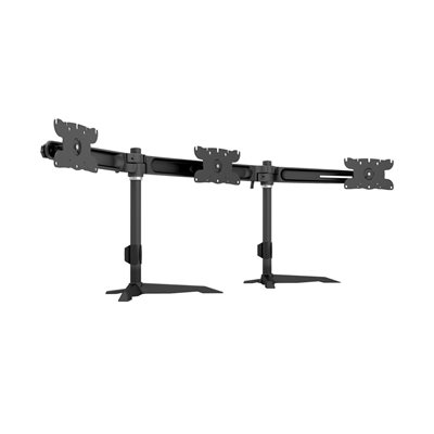 Multibrackets 24-32" x3 M VESA Desktopmount Triple Stand, pöytäjalusta kolmelle näytölle, musta